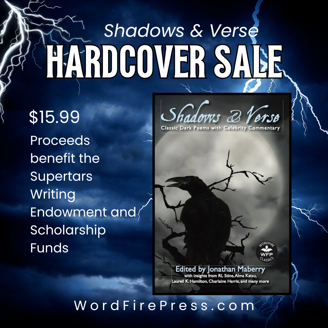 JonathanMaberry's tweet image. BIG SALE! Some of favorite recent books are on sale from WordFire
MYSTIC: The Monk Addison Case Files trade paperback $9.99
EMPTY GRAVES: Tales of the Living Dead: trade paperback just $9.99
SHADOWS & VERSE: Classic Dark Poems: hardcover $15.99. wordfirepress.com/collections/jo…
