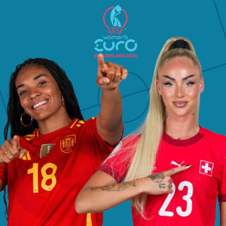 MultilinguaFC's tweet image. 🇪🇺#WEuro2025
⚽KICK-OFF
👕Spain🇪🇸🆚🇨🇭Switzerland
🗓 #Quarterfinals
🏟Stade de Suisse

#SPASWI
#LetYourPassionSpeak