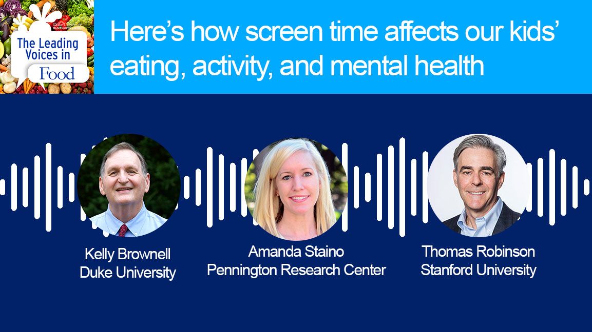 DukeWFPC's tweet image. Alarming increase in kids&apos; screen time influences diets &amp;amp; mental health wfpc.sanford.duke.edu/podcasts/how-s…
#AmandaStaiano #ThomasRobinson #screenomics #foodads #foodmarketing #screentime #socialmedia #socialmediainfluencers #sedentary #screenaddiction #screensandfood #screensandnutrition