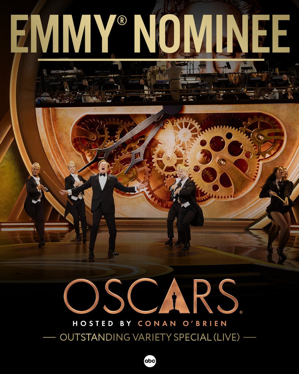 ABCNetwork's tweet image. Congratulations to The #Oscars on the #Emmy Nomination for Outstanding Variety Special (Live)! #EmmyNoms #Emmys