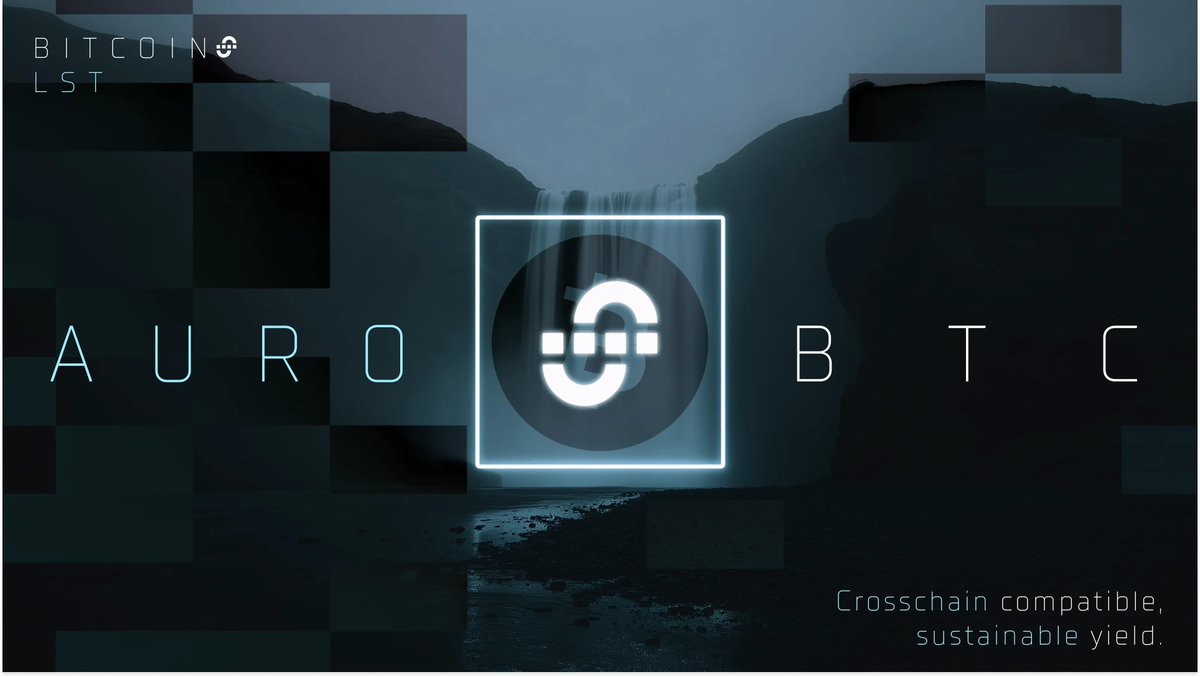 Not your usual BTC LST.

Introducing Auro BTC, the Union network’s native Bitcoin LST, which brings custody, composability, and crosschain liquidity into one trust-minimized design.

This is how Bitcoin scales across DeFi 🧵↓
