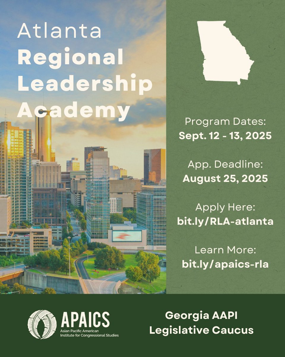 APAICS's tweet image. Registration is OPEN for the next two Regional Leadership Academies! This two-day, hands-on training is a must for emerging leaders. Don't miss the chance to join APAICS in Atlanta, GA in September or San Jose, CA in November. 🤝
Learn more & apply at apaics.org/regional-leade…!