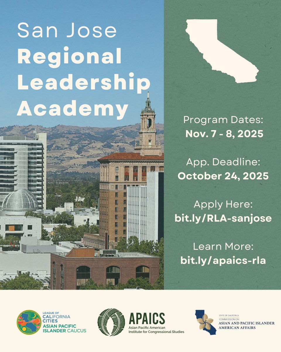 APAICS's tweet image. Registration is OPEN for the next two Regional Leadership Academies! This two-day, hands-on training is a must for emerging leaders. Don't miss the chance to join APAICS in Atlanta, GA in September or San Jose, CA in November. 🤝
Learn more & apply at apaics.org/regional-leade…!