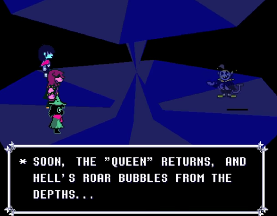 HaywireGhost's tweet image. This dialogue is very interesting, do you guys think Chapter 2 will have a Queen as the antagonist?