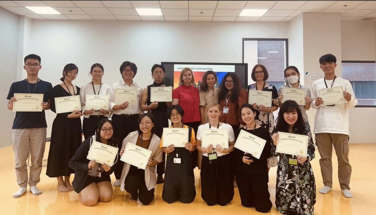 LivingWorksAus's tweet image. 🌏 From personal healing to global impact, Sandy Sinn is bringing #SuicidePrevention to Hong Kong & Vietnam with LivingWorks ASIST & LivingWorks safeTALK.
She’s proof that one Trainer can spark change.
Read her story & get involved 🔗ow.ly/Wjpe50Wq36V
