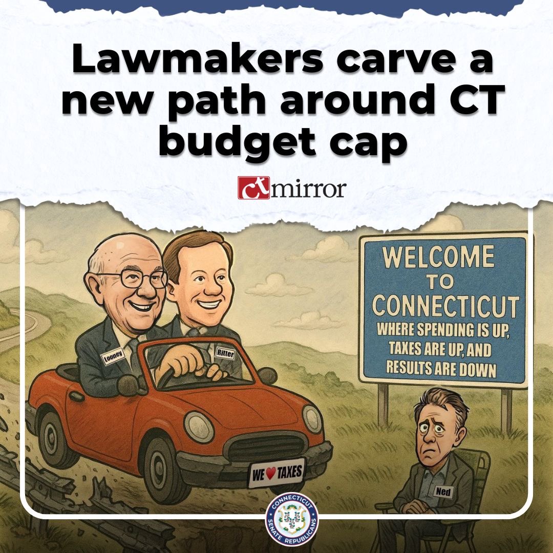 CTSenateGOP's tweet image. “The least we could do is provide the taxpayers with an honest budget, and we haven’t even done that. It’s eventually going to lead us to a problem when we’re not going to be able to solve it.” - State Sen. Stephen Harding
🔗ctmirror.org/2025/07/15/ct-…