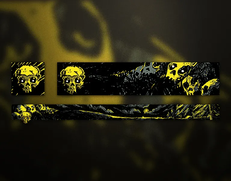 D2_Director's tweet photo. The new "Sepulchromatic" emblem is included with any purchase from the Bungie Store during The Edge of Fate. #Destiny2