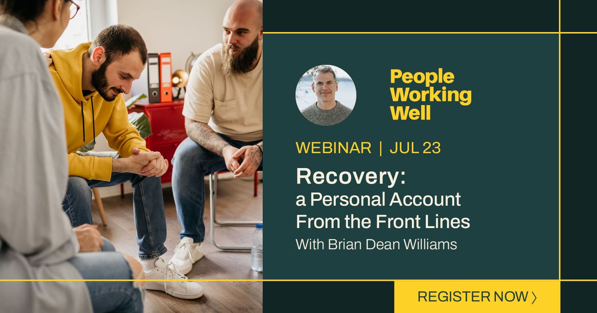Join Brian Dean Williams in a personal account of #Recovery, exploring the challenges he faced in his early career + his path to healing. Brian will also share practical recovery strategies + a compassionate framework to understand #SubstanceUse. Register: buff.ly/PoNwhfT
