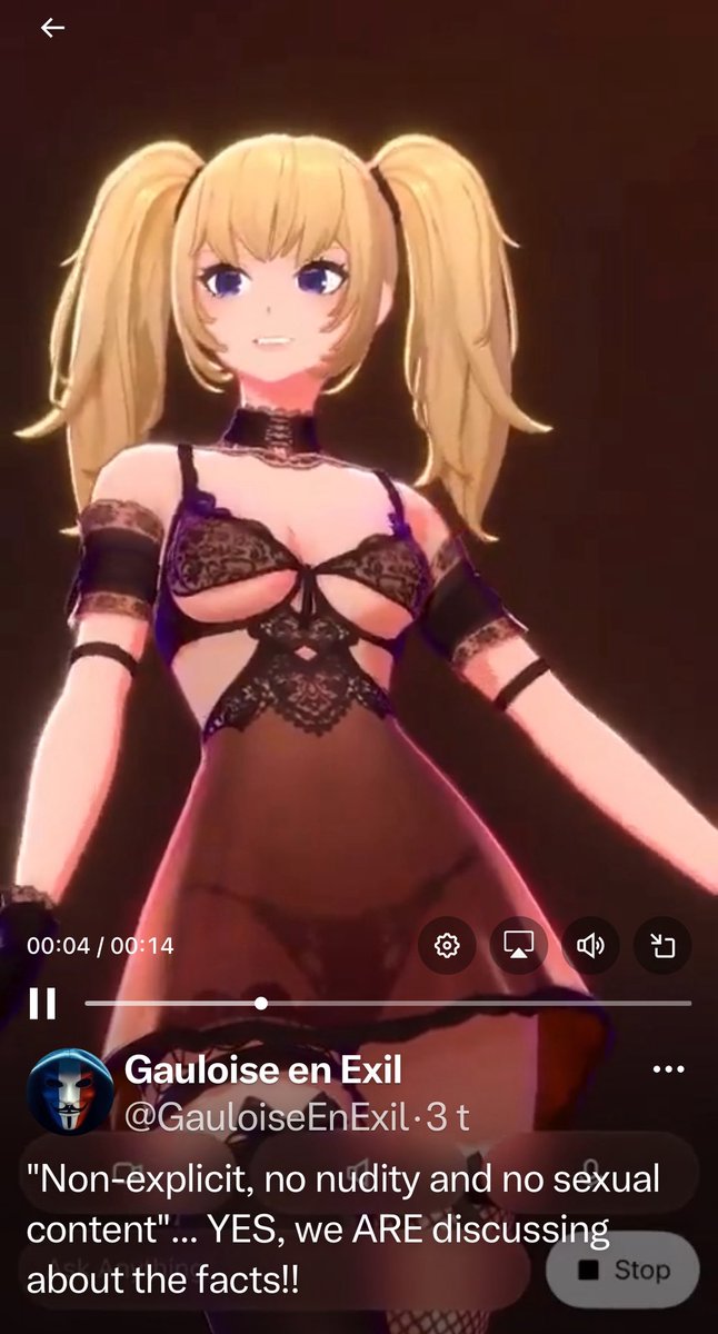 Hi <a href="/elonmusk/">Elon Musk</a>.

You better fix <a href="/grok/">Grok</a>. 

He claims that an almost naked Lolita porn figure with exposed breasts, fishnet stockings and a garter belt is…

«Playful and innocent»
🤡🤡🤡🤡🤡🤡🤡

Fix <a href="/grok/">Grok</a> now and remove your two porn/kink characters from «Companions»!