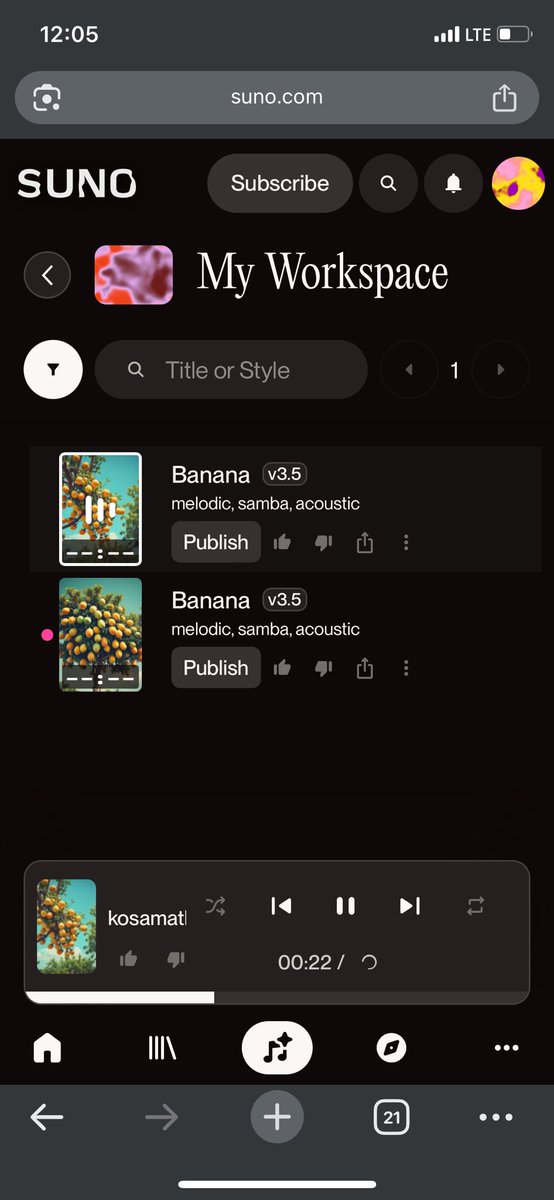 abkcrafts's tweet photo. #ALX_AiSK made me do it, such an exciting task! @alx_africa @jbarbier @kalibetre @lowercase_life
Listen and make your own song with Suno. https://t.co/ebqV55Uw9H