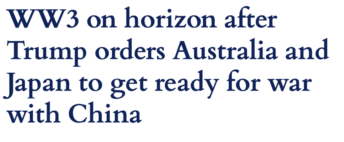 Could I just point out that WW3 would be really dumb, esp at this point? Let's regionalize.