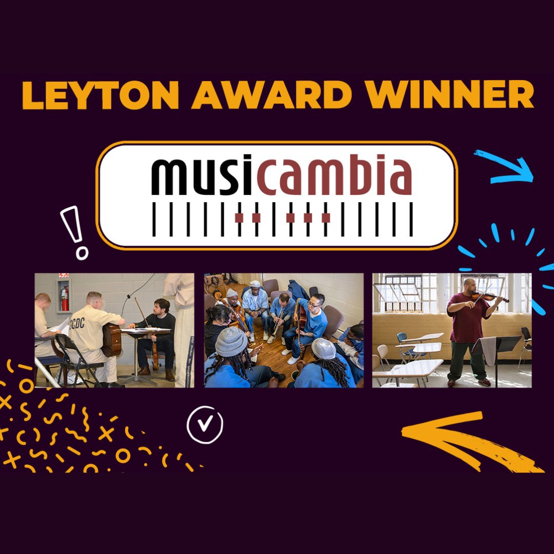 HousesontheMoon's tweet image. This year, we’re proud to present the Leyton Award to @_Musicambia_, whose music programs promote confidence, well-being, and meaningful connections for incarcerated people.
Discover Mauricio’s legacy, and support the Leyton Fund, at housesonthemoon.org/about/the-leyt…. (3/3)