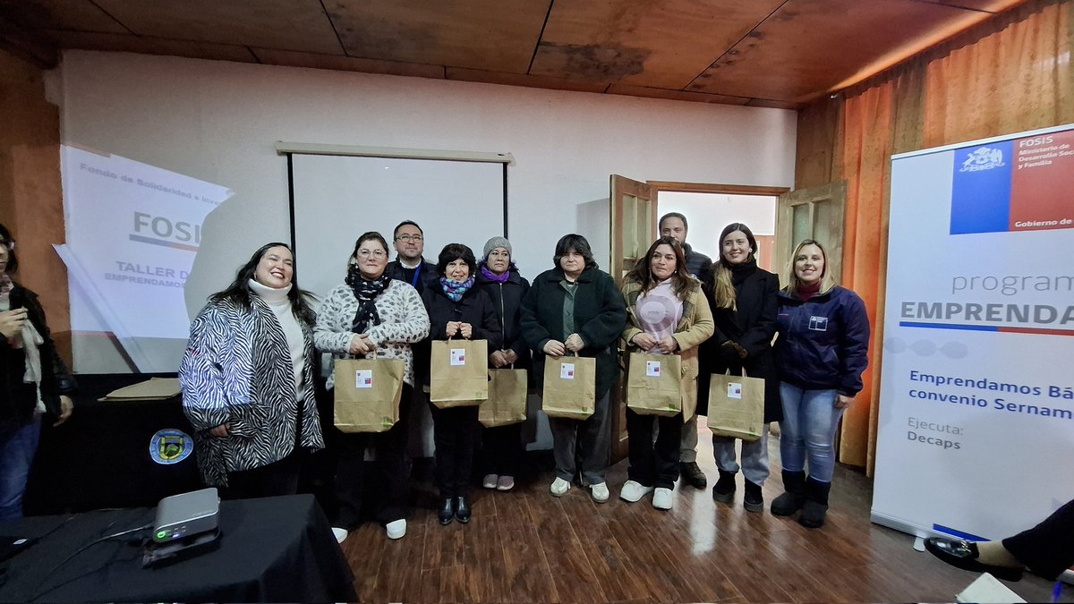👉42 Mujeres de San Vicente de Tagua Tagua,  Peumo, Pichidegua y Las Cabras participan en el programa Emprendamos Básico, convenio FOSIS Sernameg. La iniciativa les ofrece capacitación, asesoría y 600 mil pesos para hacer crecer sus negocios 💪