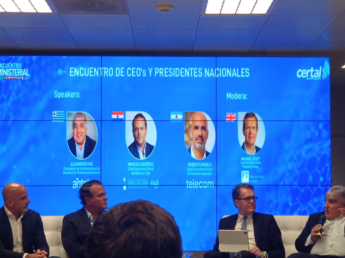 Participando en Encuentro de CEOS de Telecomunicaciones en Torre de Antel. <a href="/certalatam/">CERTAL</a>
