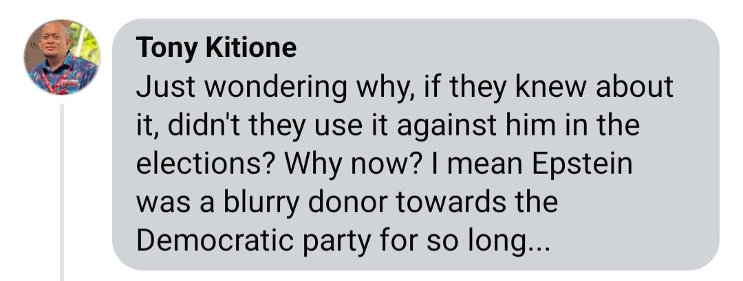 alexelbourne42's tweet image. Looks like even our Fijian #MAGAs have been given their latest defence of child abuse 
#EpsteinCoverup 
#EpsteinClientList 
#EpsteinFiles