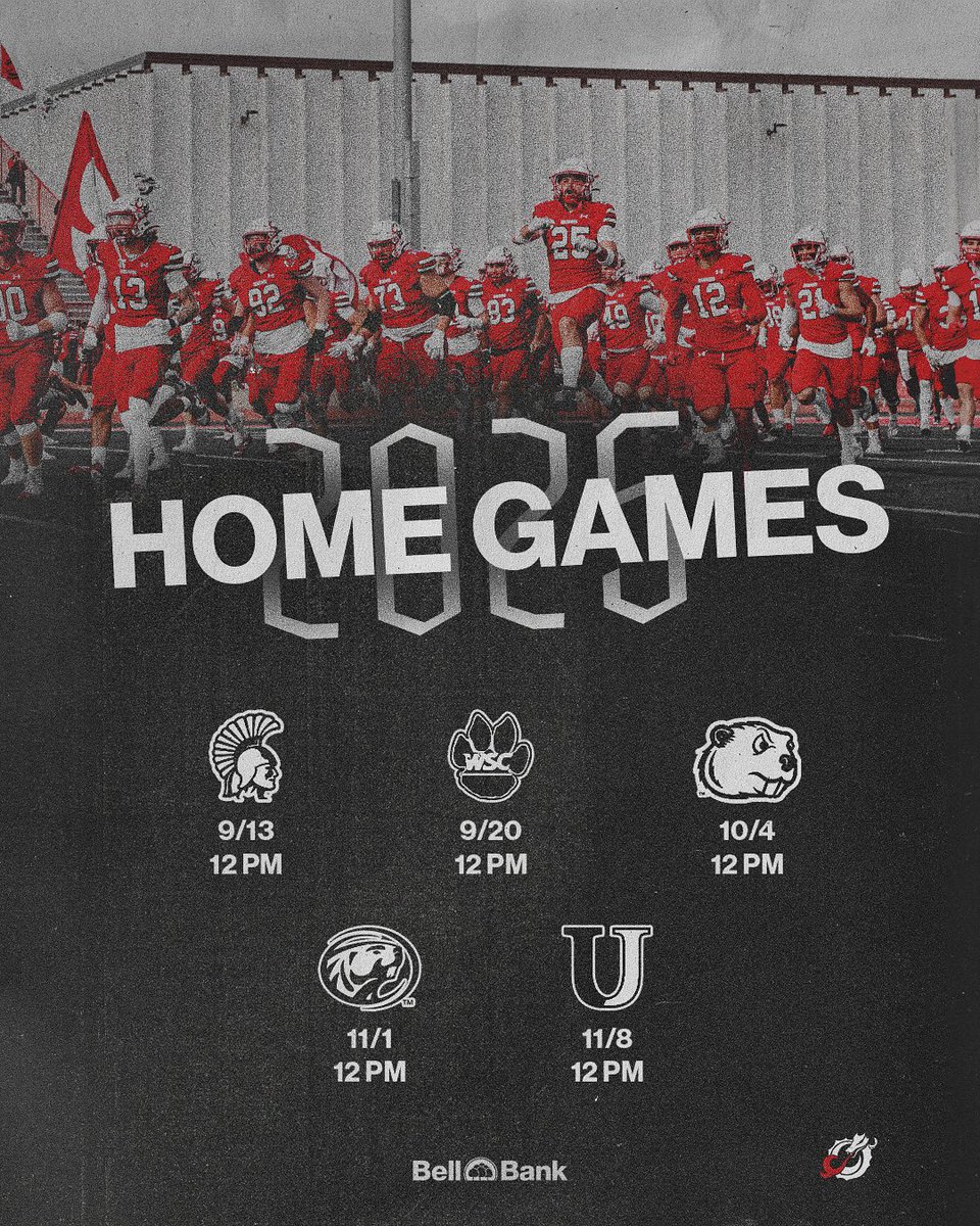 msum_football's tweet image. 2025 Season will be here before we know it! Looking forward to seeing #DragonNation at our Home Games this fall!! #FindAWay