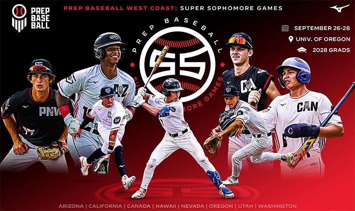 💫𝐖𝐞𝐬𝐭 𝐂𝐨𝐚𝐬𝐭 𝐒𝐮𝐩𝐞𝐫 𝐒𝐨𝐩𝐡𝐨𝐦𝐨𝐫𝐞 𝐆𝐚𝐦𝐞𝐬💫

We are headed to Eugene, Oregon, this fall for the first annual West Coast Super Sophomore Games! 

Hosted by the University of Oregon &amp; Bushnell University from September 26-28.

Designed for top prospects in the