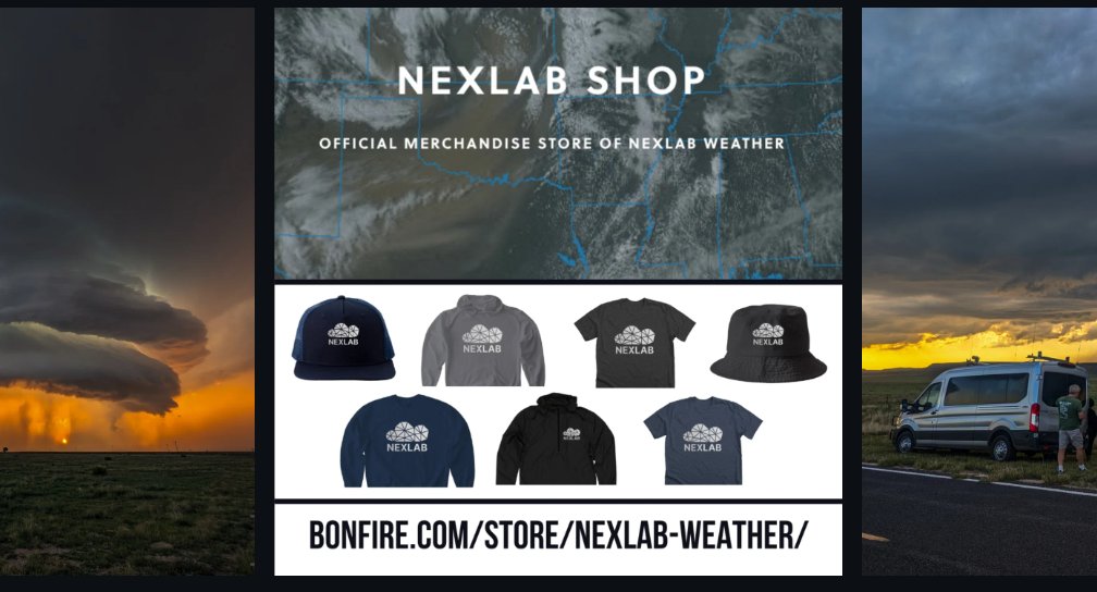 CODMeteorology's tweet image. Nexlab’s been powering forecasts for decades — now you can finally rep it.
Official merch is live on Bonfire!
All proceeds support the site + COD Meteorology.
🧢 Storm-ready. Weather-obsessed.
⚡️ Shop now → bonfire.com/store/nexlab-w…
#Nexlab #WeatherMerch #CODMeteorology