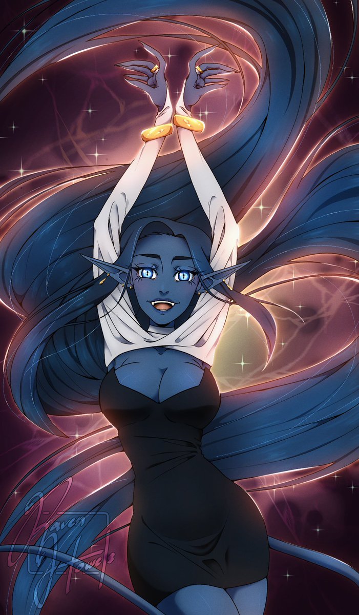 RavenHowels's tweet photo. Meet Evleno. She’s a Gargoyle/Human hybrid. Her mother was human and her father was a Gargoyle.

#oc #originalcharacter #originalcharacterart #ocart #art #drawing #DigitalArtist https://t.co/UQs3D31FPw
