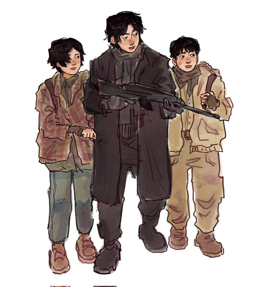 dooozy2's tweet image. Uncle and the kids.... 😞
#P1harmony #p1harmonyfanart
