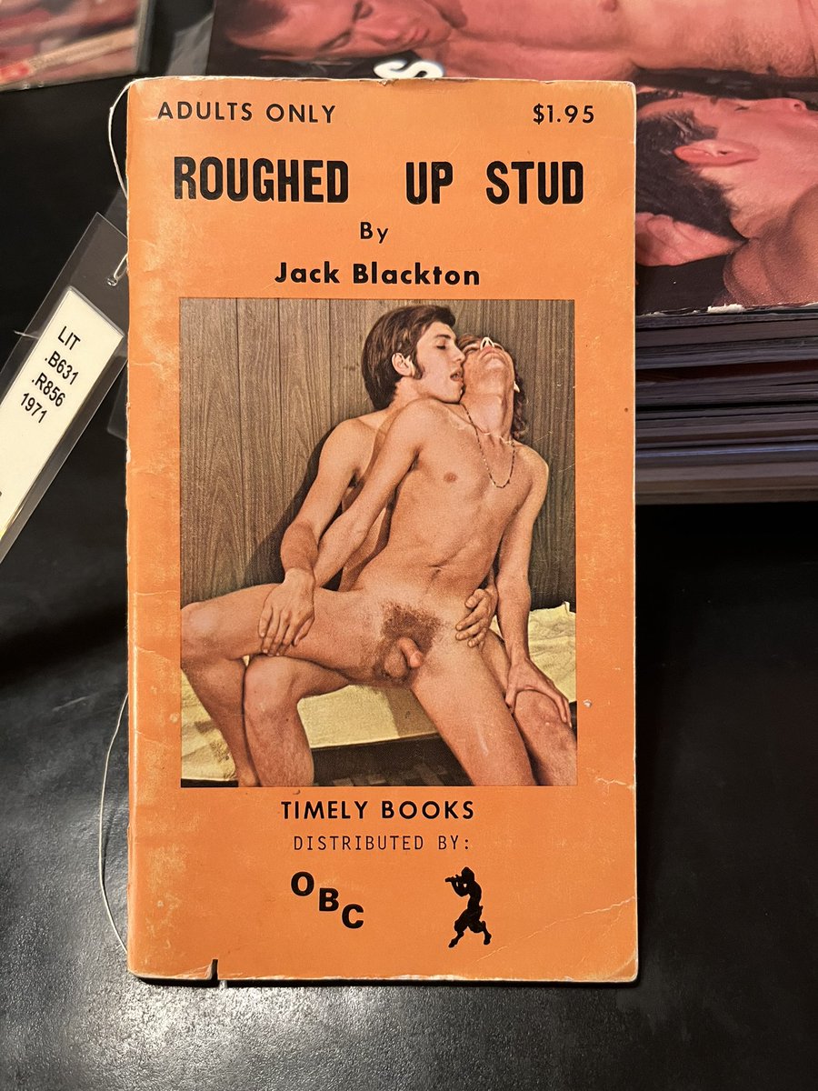 Library book. Naughty. #smut #gay #gayerotica #pulp