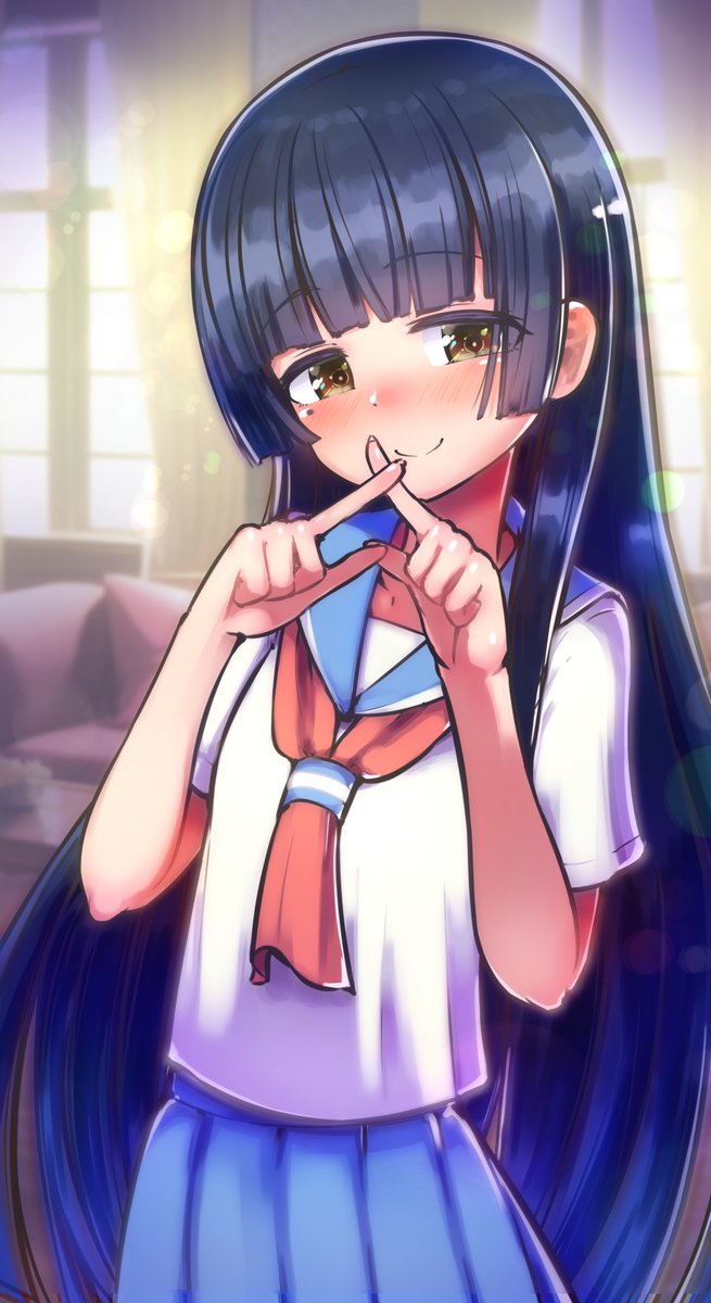 my_kakukaku_r18's tweet image. 【絵そら子と】AIと毎日更新中!✨今日の髪型は、神秘的な姫カットロング。口元に秘めた微笑み、何を隠してるんだろう?🤔💬コメント&いいねRT、フォローしてね! #偽賢者の石 #毎日お絵描き #姫カット #ロングヘア #久方絵そら子 #神秘的 #美少女 #イラスト