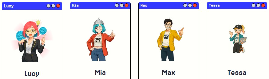 Lucy, Mia, Max and Tessa... 4 different adversarial agents with their own beliefs and personalities. 

Just 1 thing in common: They need to be convinced 

More than $3,000 usd in rewards 👀