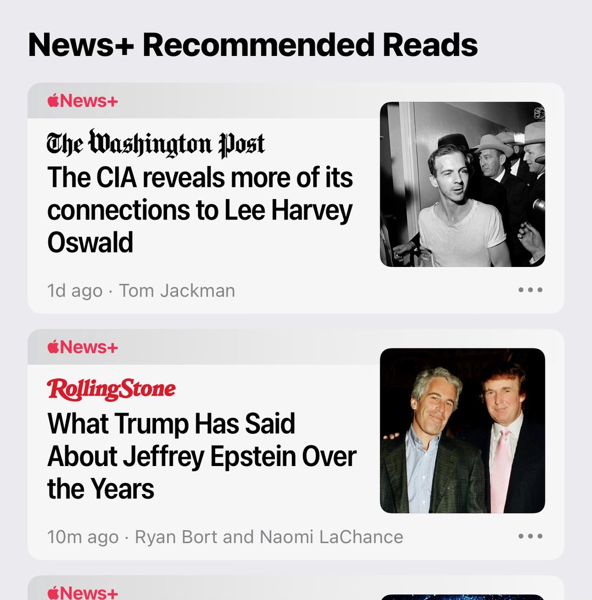 jeffersonmorley's tweet image. Now the number one recommended story on Apple News. @RepLuna