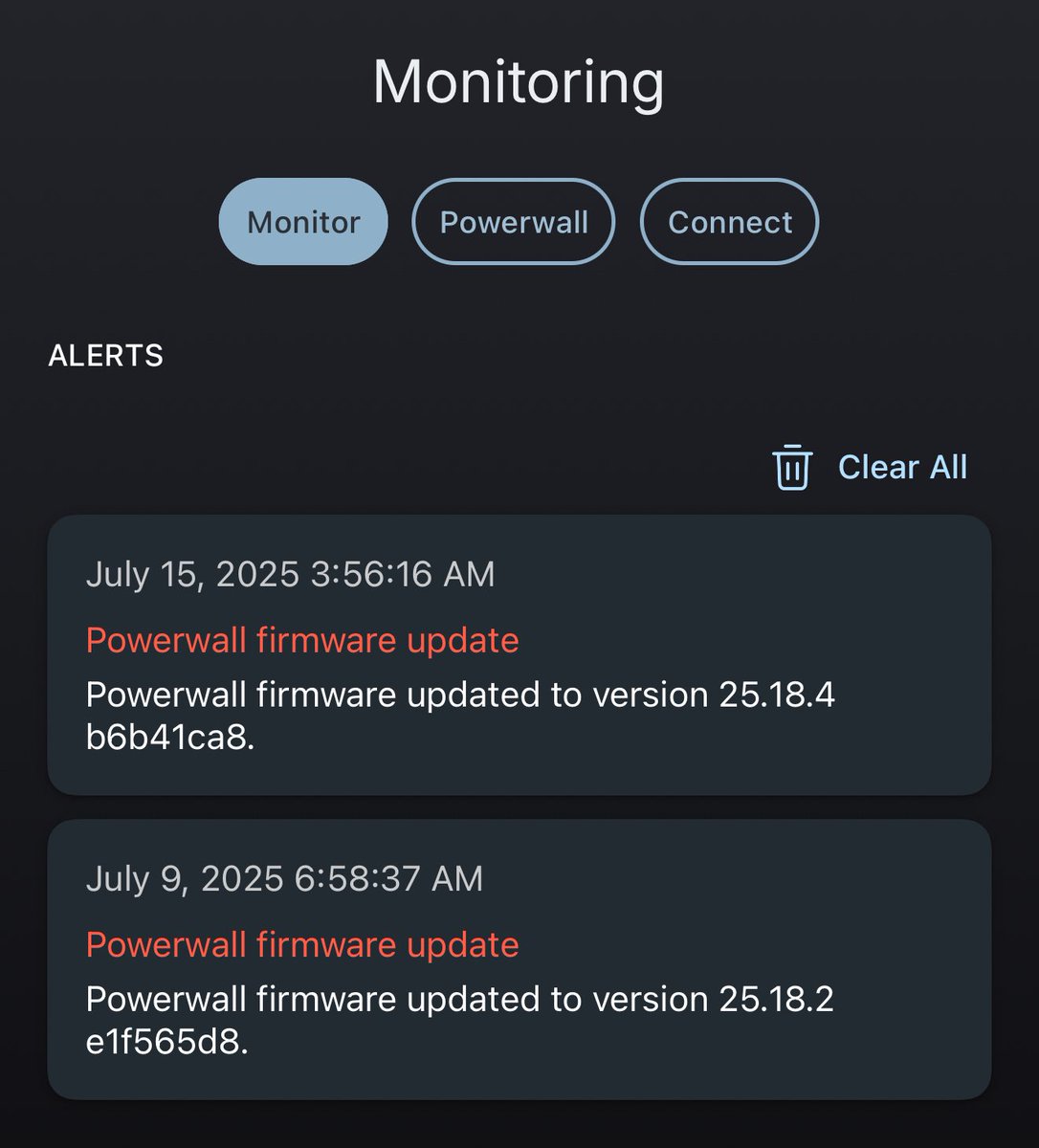 mahkusg's tweet image. Two recent Powerwall updates but still no Cybertruck Powershare 😢
Any updates on the release schedule @teslaenergy ?