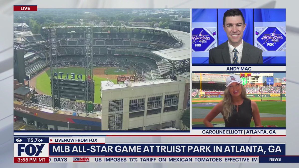 ItsAndyMac_'s tweet image. ̶C̶A̶S̶E̶Y̶ CAROLINE AT THE BAT
@CELLIOTTTV joins me on @livenowfox to preview the #AllStarGame from Atlanta