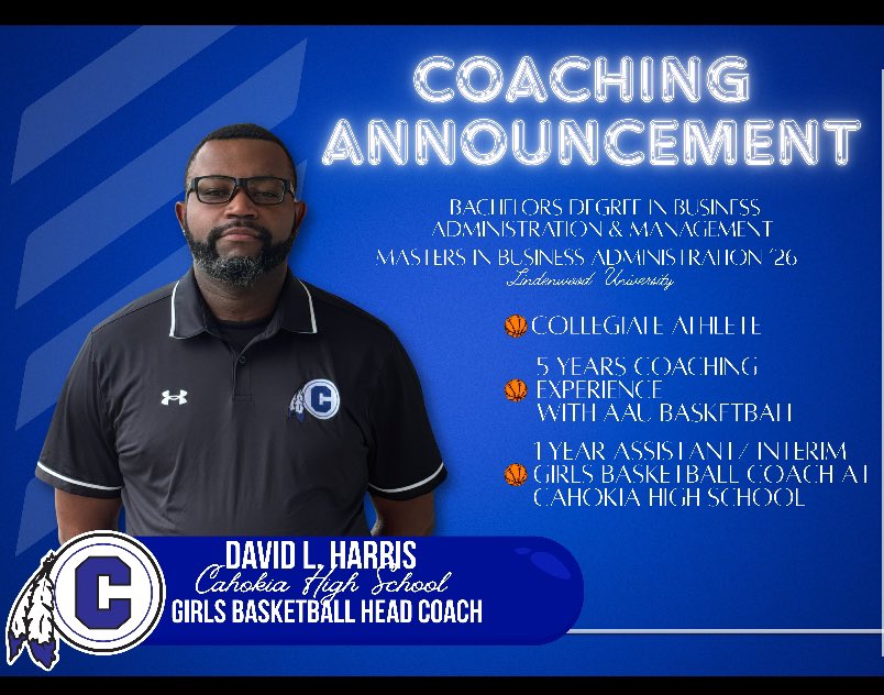 CoachH314's tweet photo. New HC Lady Comanches Basketball @ CUSD187 
(Cahokia HS) https://t.co/vTDT58sV8g