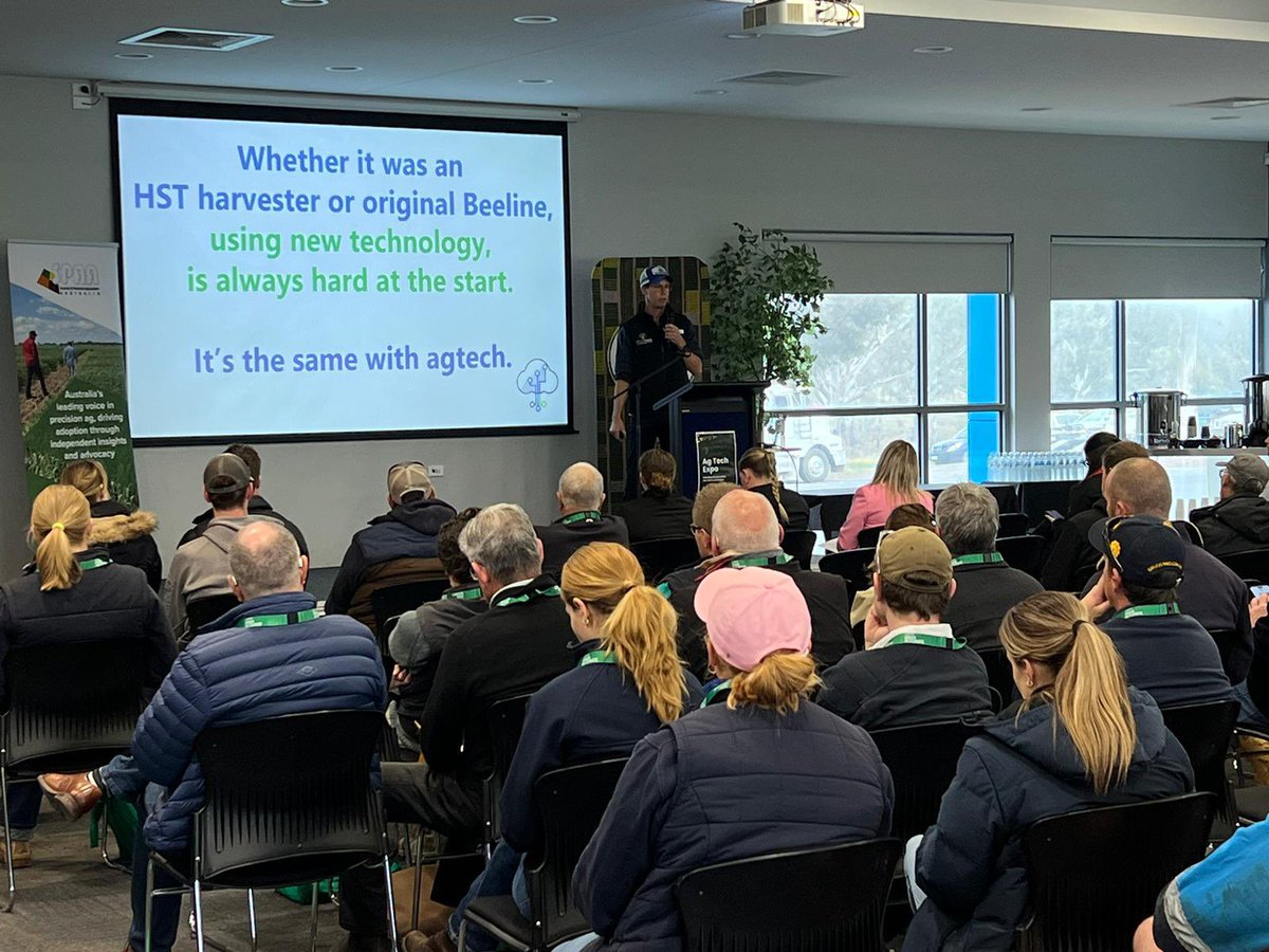PrecisionAgAus(SPAA) (@spaa_inc) on Twitter photo And we’re off with the <a href="/BCG_Birchip/">Birchip Cropping Group (BCG)</a> Ag Tech Expo and #GrainAutomate Workshop. An impressive turnout of 100+ tuning in. First up Hamish from <a href="/pairtree_dash/">Pairtree Intelligence</a> and the message that “today’s lessons will train the next 200 more seasons of decisions.” And we’re off with the <a href="/BCG_Birchip/">Birchip Cropping Group (BCG)</a> Ag Tech Expo and #GrainAutomate Workshop. An impressive turnout of 100+ tuning in. First up Hamish from <a href="/pairtree_dash/">Pairtree Intelligence</a> and the message that “today’s lessons will train the next 200 more seasons of decisions.”