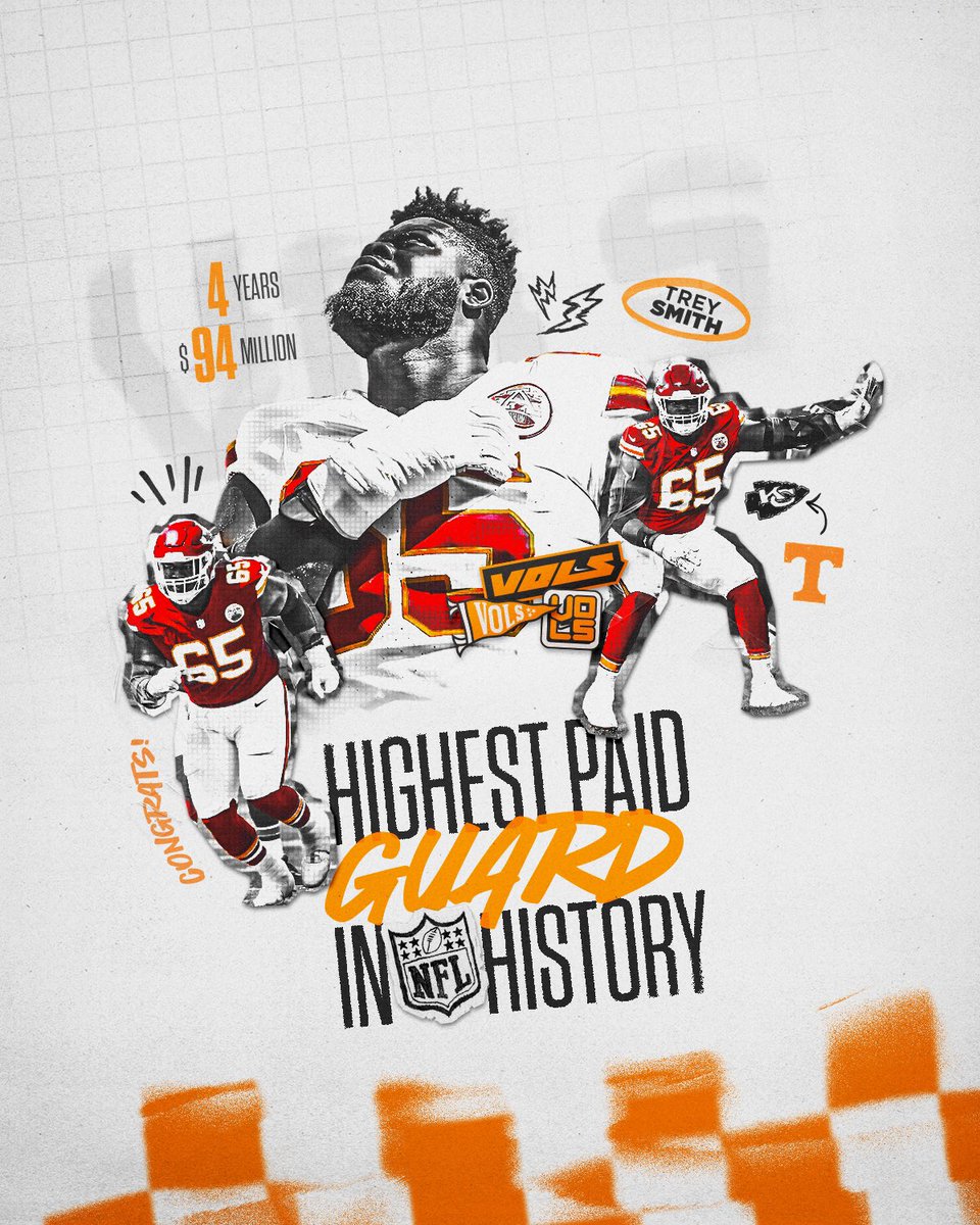 Vol_Football's tweet image. Congratulations, @treysmith! 👏
#VFL | #NFLVols | #GBO 🍊