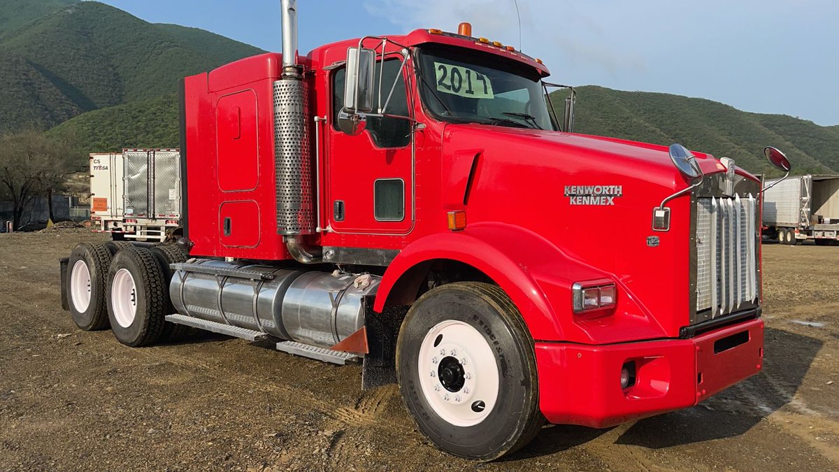 TremosaM's tweet photo. Marca: KENWORTH -KEMEX
Modelo:T800-2015 MODULAR
Número: 5177
Serie: 859979
Motor: CUMMINS ISX DE 455 HP ELECTRONICO
Transmisión: FULLER DE 18 VELOCIDADES
Diferencial: 46 OOO LIBRAS CON SUSPENCION DE AIRE
Llantas: 24.5 RADIALES
Color: ROJO BRILLANTE
Precio: $1,170,000.00 MAS IVA https://t.co/ty9wiEDq2W