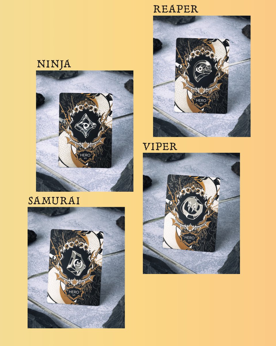 ✨ Melee Hero Tokens ✨ Four more Stainless Steel Hero Tokens illustrated by <a href="/SydneyJones/">ʎǝupʎs 🌙 シドニー</a>  featuring the six melee job stones of #ffxiv

Ranged Heroes coming tomorrow!!