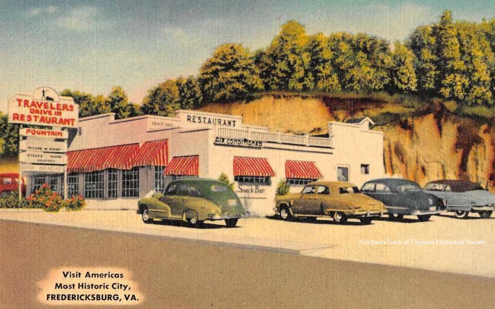 Built in 1948, Travelers Restaurant near the Falmouth Bridge was known for excellent food. The business came to a sudden end one night just after closing when a tractor trailer collided with a pickup truck &amp; came crashing into the restaurant. The building had to be razed.