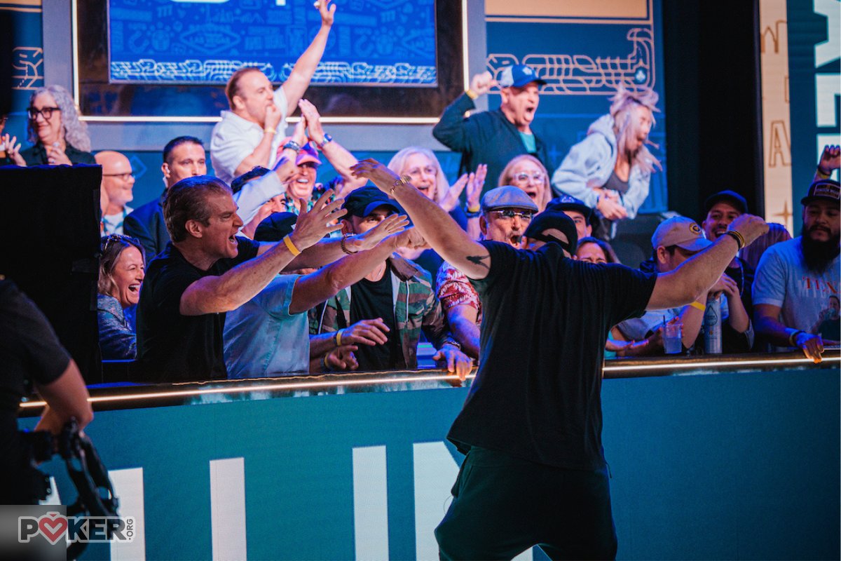 Poker Org (@pokerorg) on Twitter photo "The winner of this hand is gonna win the tournament. I’m gonna say that right now!" -<a href="/getnickwright/">nick wright</a>
Was this the ALL-IN MOMENT of the WSOP Main Event final table? Michael Mizrachi at risk with A♠️K vs♦️K♠️K♣️ and only 3 outs going into the river. His face tells you the rest... "The winner of this hand is gonna win the tournament. I’m gonna say that right now!" -<a href="/getnickwright/">nick wright</a>
Was this the ALL-IN MOMENT of the WSOP Main Event final table? Michael Mizrachi at risk with A♠️K vs♦️K♠️K♣️ and only 3 outs going into the river. His face tells you the rest...