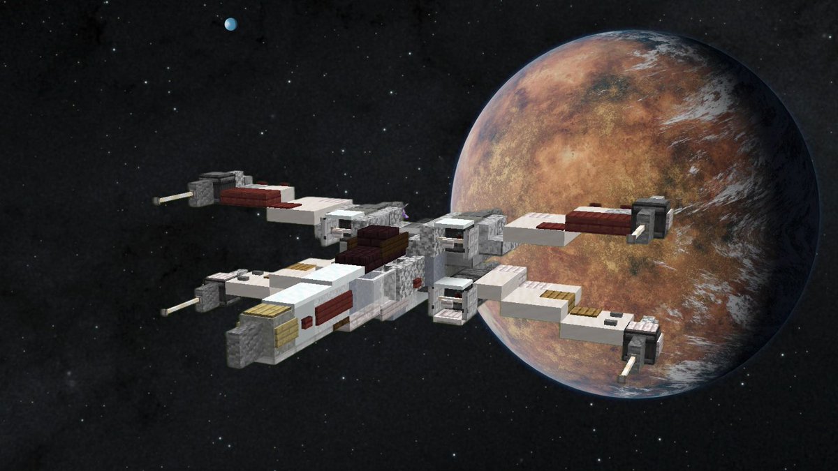 T-65 starfighter X-wing
#Minecraft