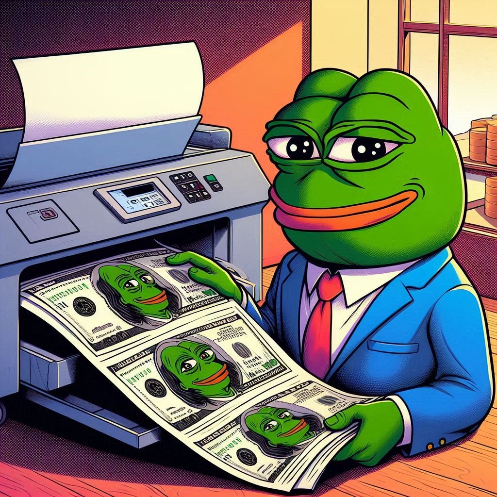 $PEPE is a hedge against inflation and global money printing. 🐸💹