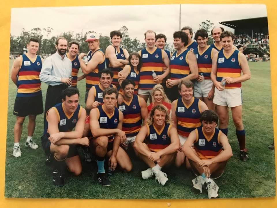 Dave Warner (@suburbanwarner) on Twitter photo A <a href="/sydneyswans/">Sydney Swans</a> pre-season day at Liverpool circa 1994. “Celebrity” team - at back with HGNelson and … A <a href="/sydneyswans/">Sydney Swans</a> pre-season day at Liverpool circa 1994. “Celebrity” team - at back with HGNelson and …