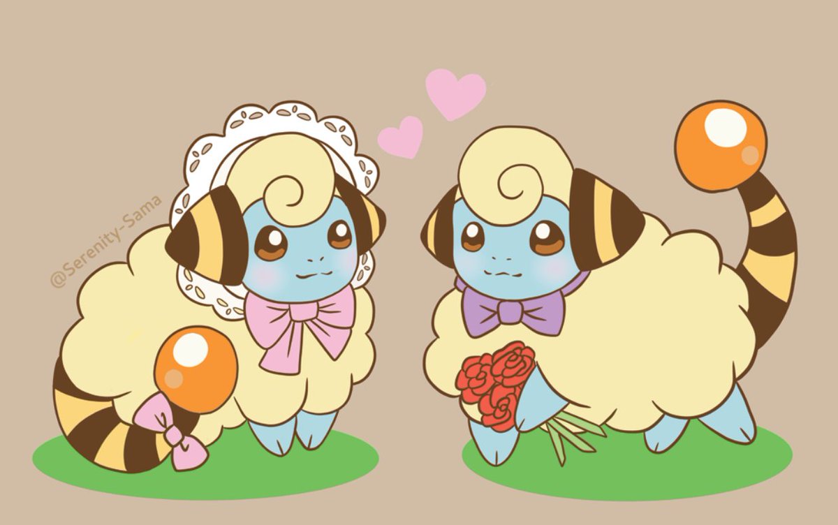 SerenitySama's tweet image. No finished plush to post, but have another Mareep art I did a couple weeks ago 💕
After seeing the Easter Espeon from the Pokemon Center with her cute little bonnet, I wanted to draw a Mareep with one on🥺💜
I'll have small prints of this at Holiday Matsuri this year!