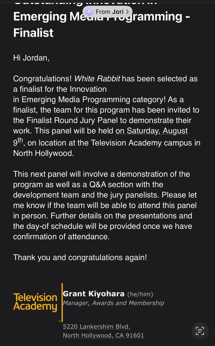 pplpleasr1's tweet image. OH MY GOD PROBABLY NO ONE WILL SEE THIS BC MY TWITTER ALGO IS COOKED BUT WHITE RABBIT IS AN EMMY FINALIST
@maciej_kuciara @TelevisionAcad