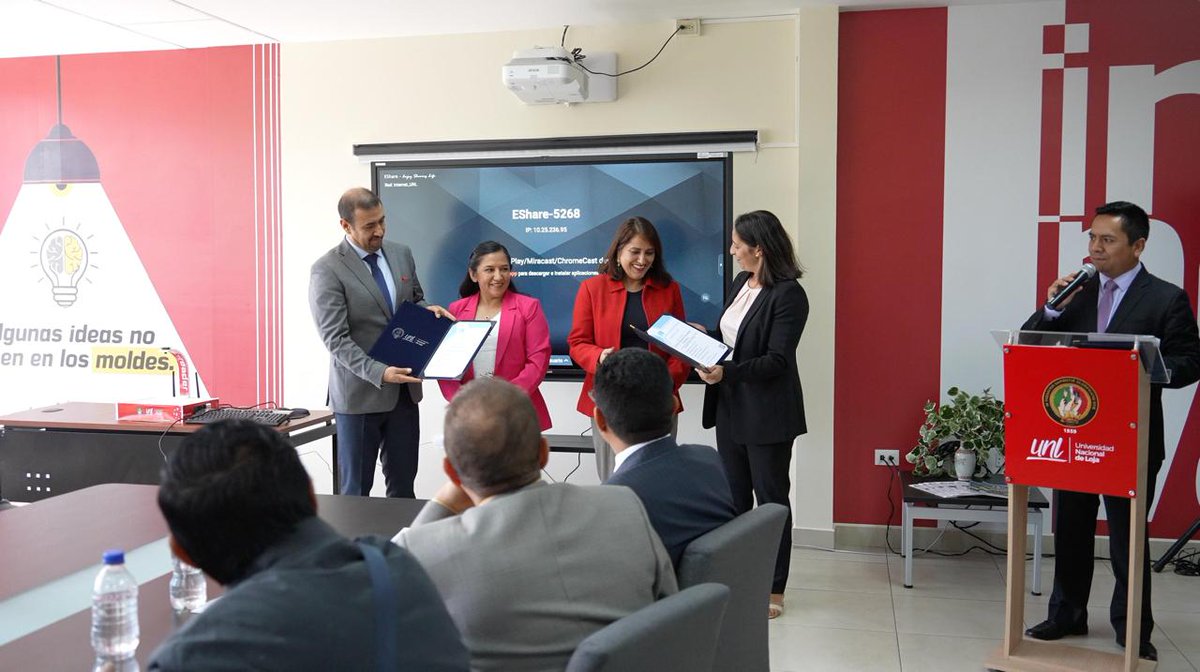 Hoy tuvimos una gran jornada en nuestra UNL. Inauguramos el Centro de Desarrollo de Capacidades del proyecto #EENTITLE. 

Formamos docentes con estándares internacionales para transformar la enseñanza en ingeniería.

Educación con propósito, desde el sur del Ecuador 🇪🇨.