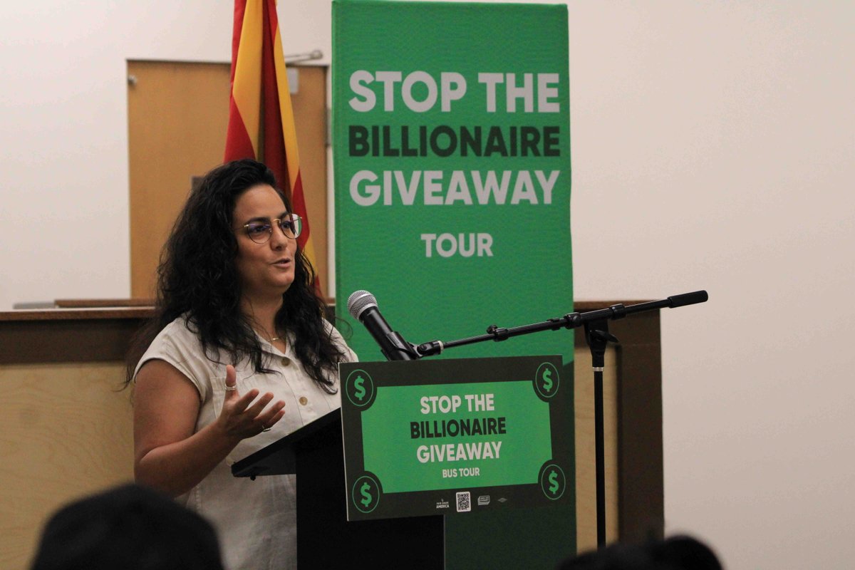 Honest Arizona (@honestarizona) on Twitter photo ICYMI: <a href="/FairShare_USA/">Fair Share America</a> Stop the Billionaire Giveaway Bus Tour visited Tucson 🌵
Even as Congressional Republicans rig the tax code for the ultra-wealthy, we will keep fighting to hold our officials accountable. ICYMI: <a href="/FairShare_USA/">Fair Share America</a> Stop the Billionaire Giveaway Bus Tour visited Tucson 🌵
Even as Congressional Republicans rig the tax code for the ultra-wealthy, we will keep fighting to hold our officials accountable.