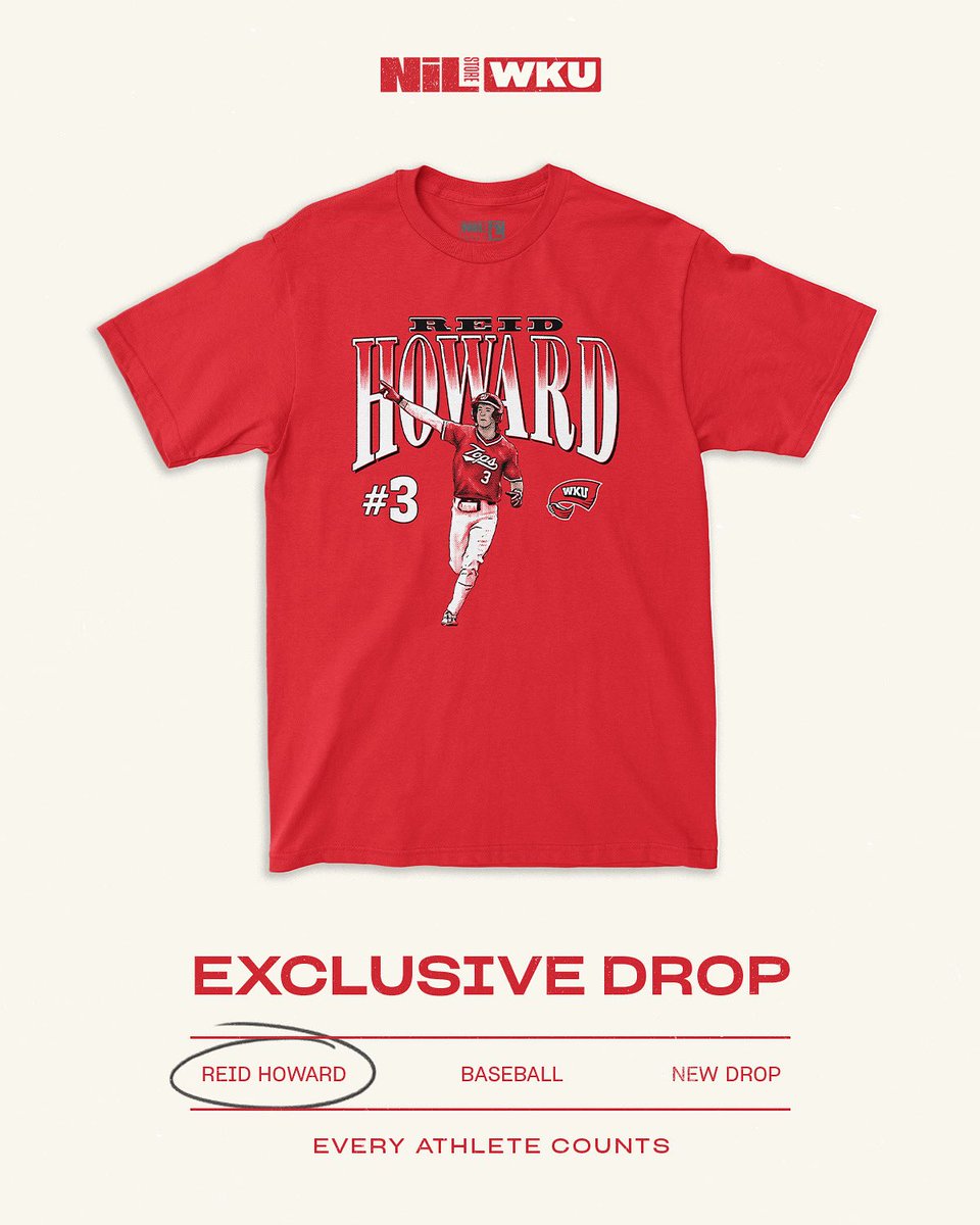 WKUNILStore's tweet image. New Merch!
Reid Howard’s Exclusive Drop Is Live!
nil.store/western-kentuc…