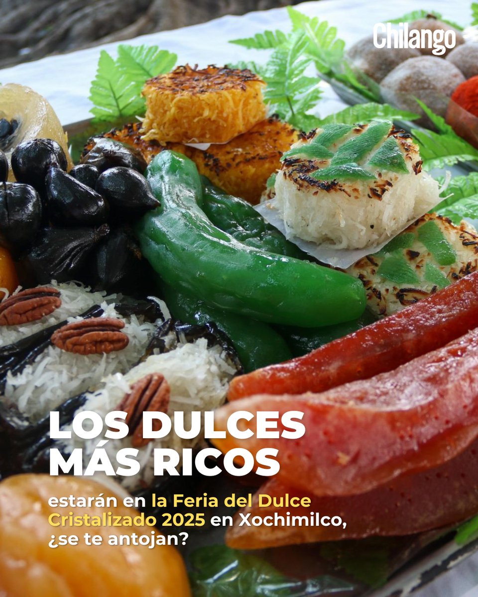 Este 2025 será la edición 44 de la Feria del Dulce Cristalizado, un evento que reúne a decenas de artesanos de Santa Cruz Acalpixca, una comunidad de Xochimilco que lleva siglos de tradición en la preparación de este tipo de golosinas. 🍬

La técnica de cristalización o