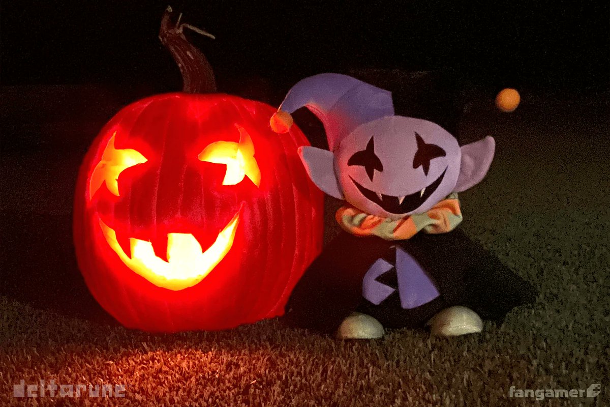 Fangamer's tweet image. The Jevil plush is back in stock in our official DELTARUNE collection!
Available now: fanga.me/r/jevil-talkin…