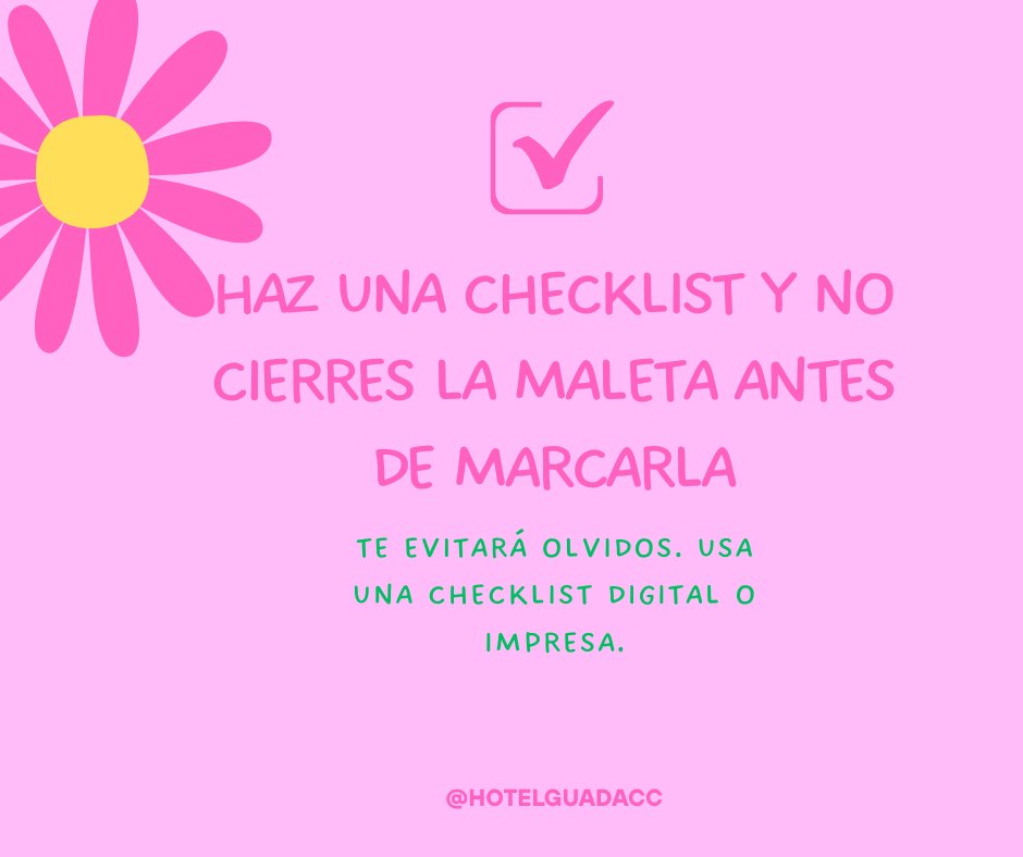 🎒☀️ 3 tips para hacer tu maleta de verano como un pro 🧳✨

¿Te vas de escapada o vacaciones? ¡No cargues de más! Aquí van tres consejos infalibles.

#MaletaPerfecta #TipsDeViaje #HotelGuadalajara #hotelguadalajaraconferencecenter #AffiliatedByMelia