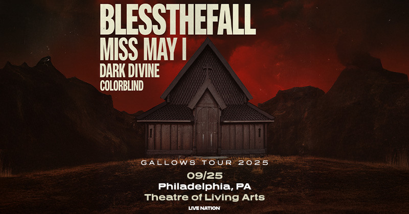Theatre of Living Arts (@tlaphilly) on Twitter photo π₯ Just announced: <a href="/blessthefall/">blessthefall</a> (with <a href="/missmayiband/">Miss May I</a>) at the TLA on September 25!
π₯ Presale is live 7/17 at 10:00 am with code: LIGHTS. Tickets on sale at 7/18 10 am
π livemu.sc/3GASEBw π₯ Just announced: <a href="/blessthefall/">blessthefall</a> (with <a href="/missmayiband/">Miss May I</a>) at the TLA on September 25!
π₯ Presale is live 7/17 at 10:00 am with code: LIGHTS. Tickets on sale at 7/18 10 am
π livemu.sc/3GASEBw