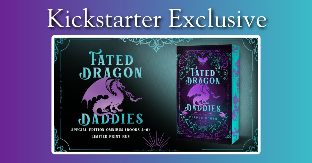 ❤️‍🔥 DRAGON DADDY COLLECTOR'S EDITION 🐲
bookreviewvirginialee.blog/2025/07/15/kic…
#BRVL

Going on now, you can support the official Fated Dragon Daddies: Collector's Edition Omnius 2 from Pepper North available exclusively on Kickstarter!

🔗 geni.us/FDDKick2